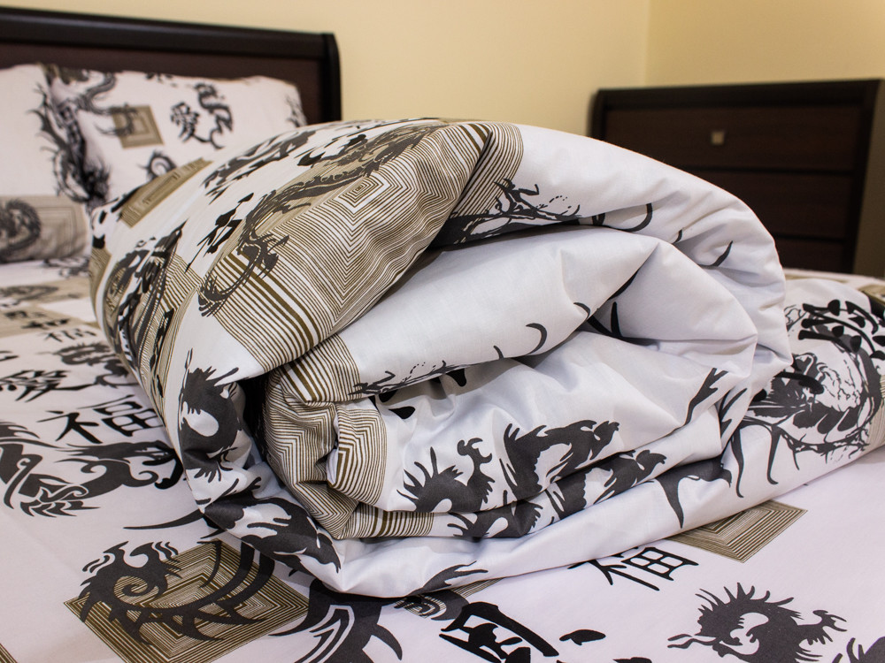 Двуспальный набор постельного белья 180*220 из Бязи "Gold" №158581 Черешенка™