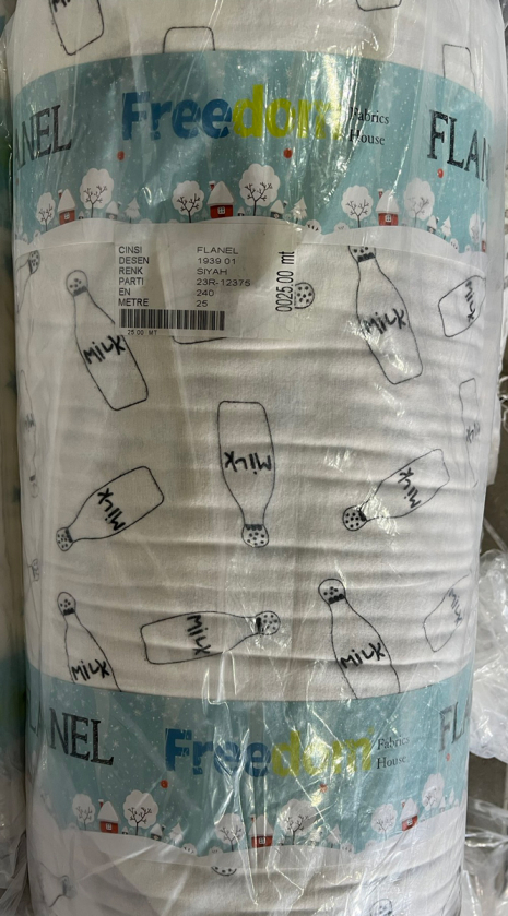 Ткань для постельного белья Фланель (байка) детcкая FLB1051-2 (25м)