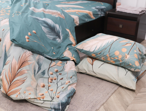 Євро-максі набір постільної білизни 200*220 із Бязі "Gold" №158373 Черешенка™