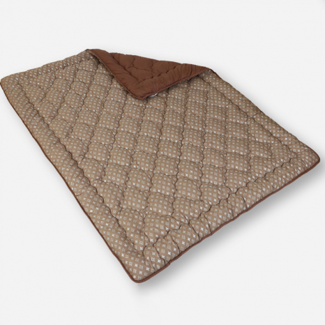 Двуспальное одеяло микрофибра/холлофайбер двустороннее №40099