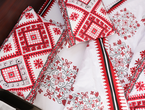 Семейный набор хлопкового постельного белья из Бязи "Gold" №152320 Черешенка™