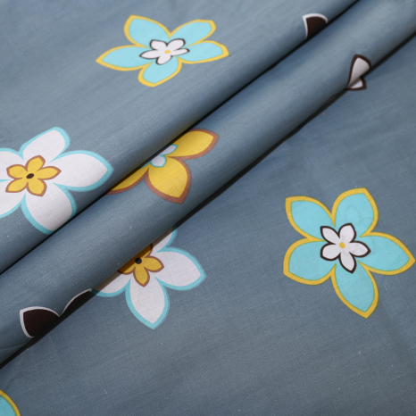 Ткань для постельного белья Бязь "Gold" Lux "Цветная романтика" GL1367 (A+B) - (50м+50м)