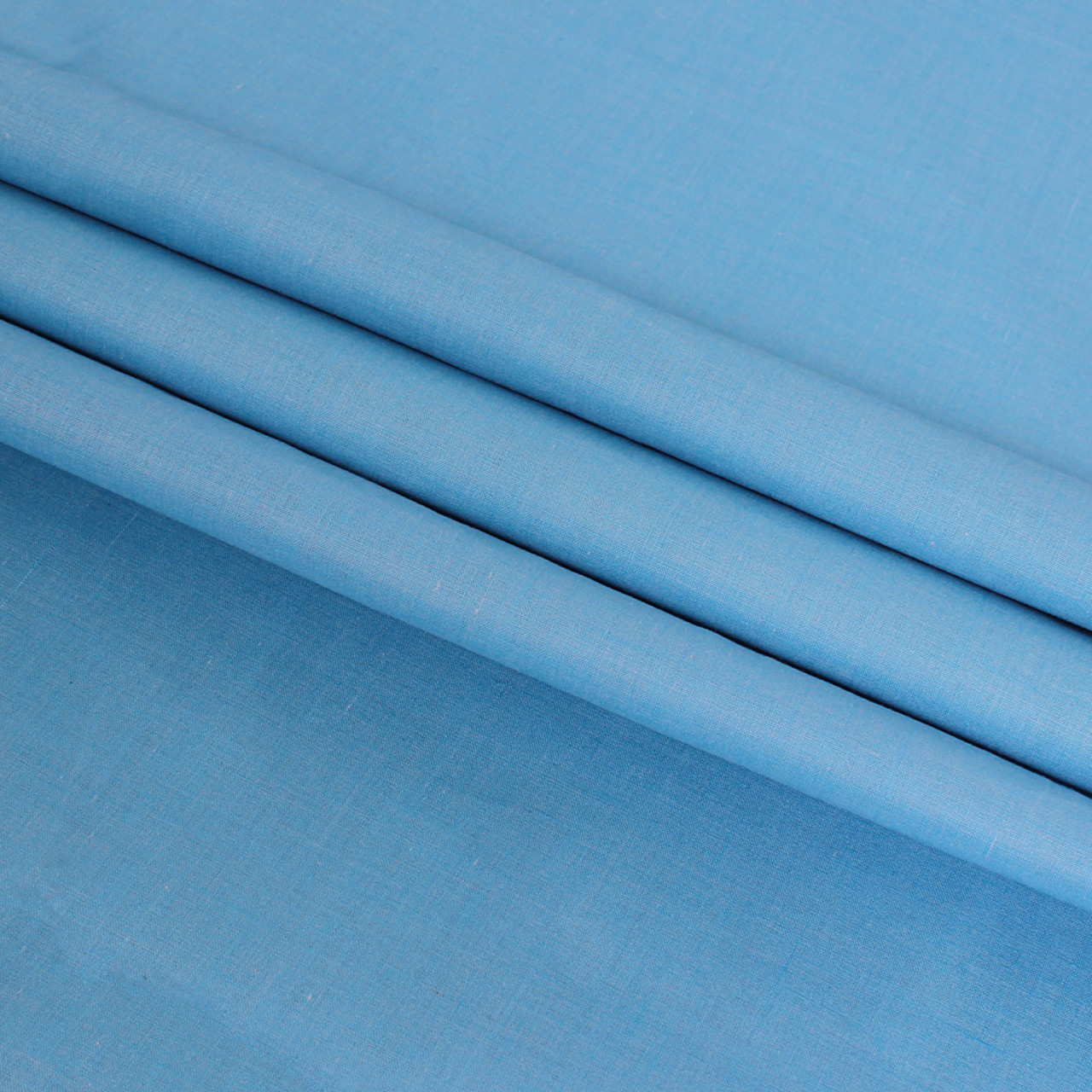 Тканина для постільної білизни Бязь "Gold" Lux однотонна GLskyblue (50м)