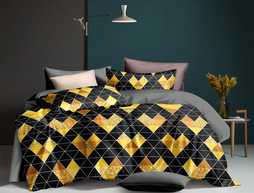 Тканина для постільної білизни Бязь "Gold" Lux "Кольоровий поділ" GL1675 (A+B) - (50м+50м)