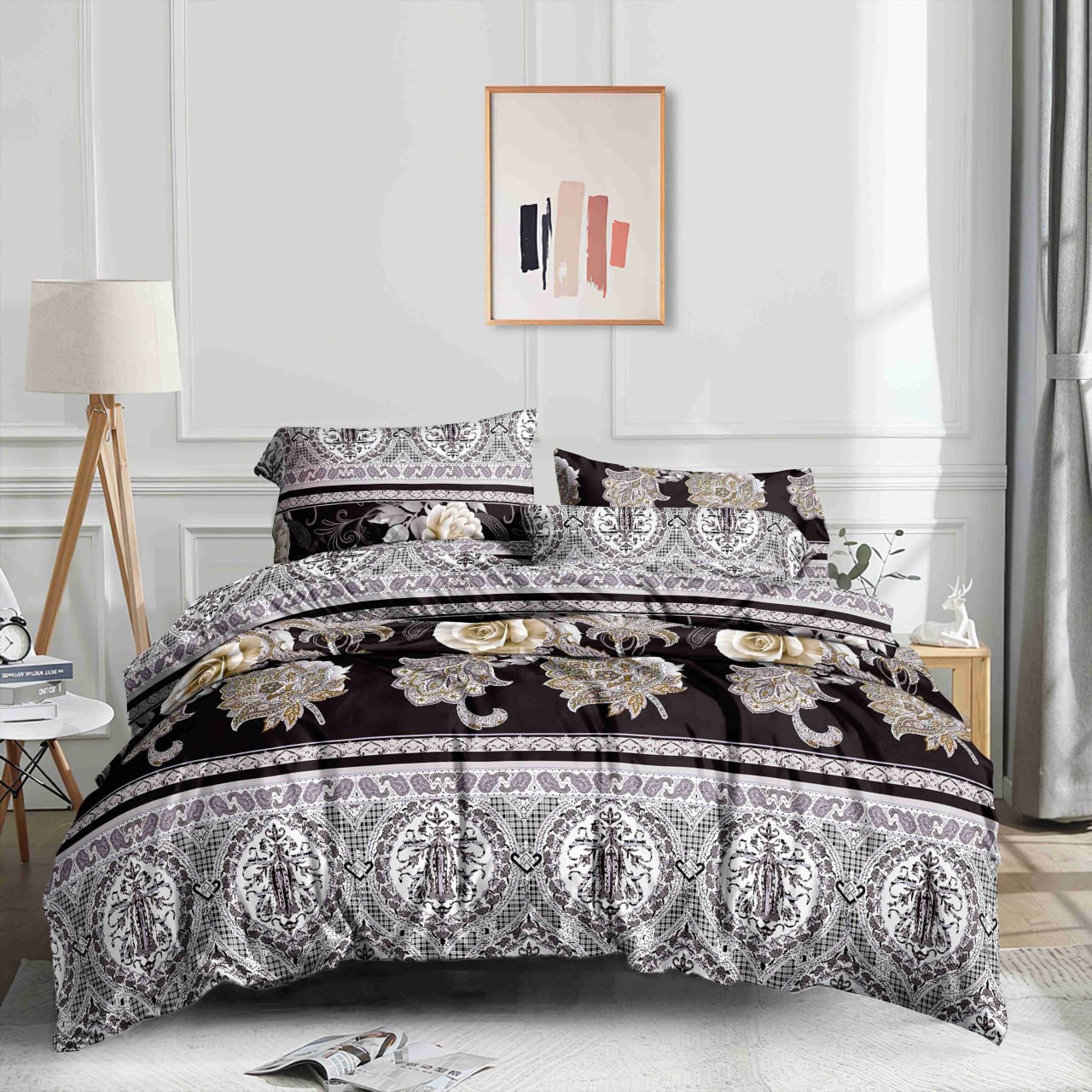 Ткань для постельного белья Сатин S-1279 (50м)