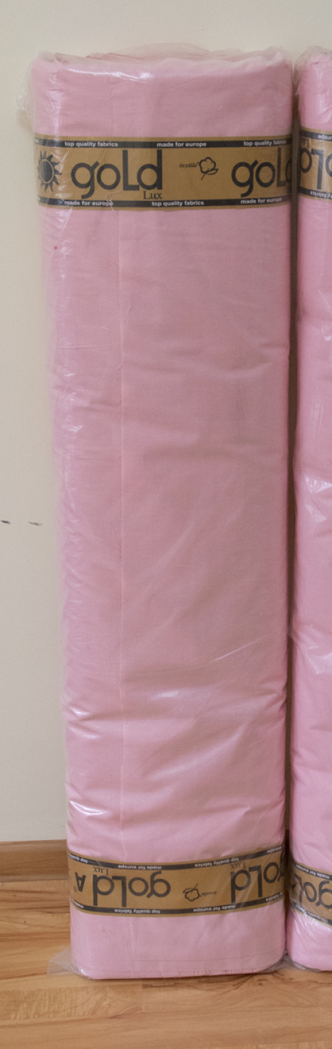 Тканина для постільної білизни Бязь "Gold" Lux однотонна GL3002crystalrose (50м)
