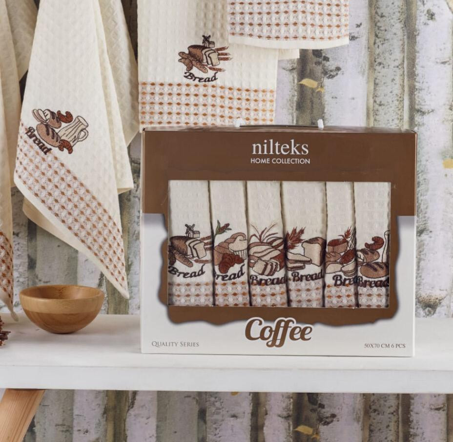Набір кухонних рушників Nilteks Gualita Ekmek 50*70 (6 шт)