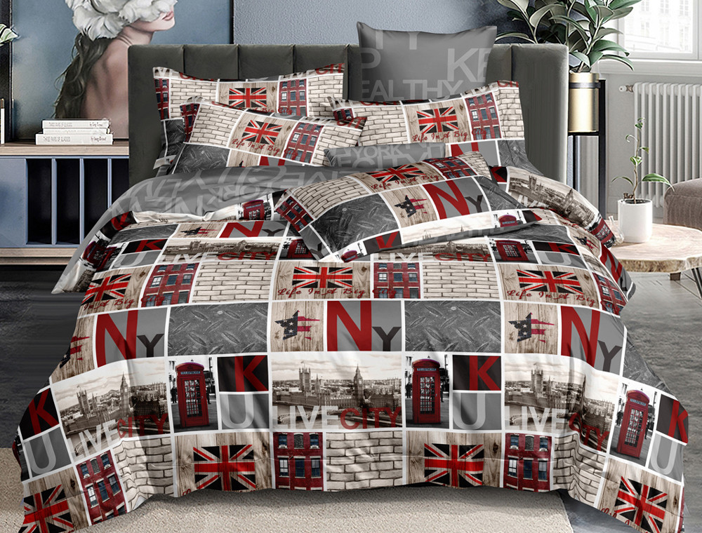 Ткань для постельного белья Сатин S-196A (60м)