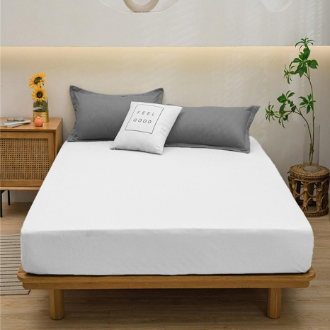 Простирадло на резинці (140*200*25) біле №1313