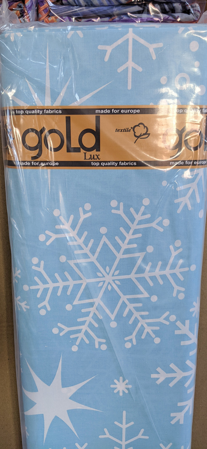 Ткань для постельного белья Бязь "Gold" Lux GL3480blue