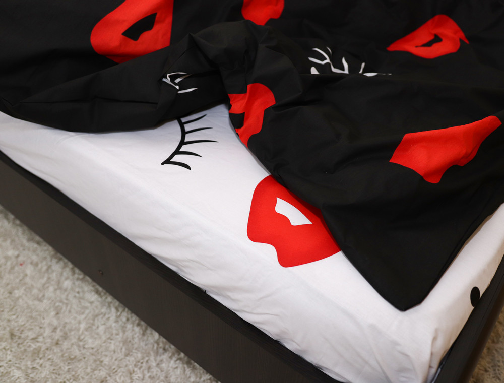 Евро макси набор постельного белья 200*220 из Бязи "Gold" №154262AB Черешенка™