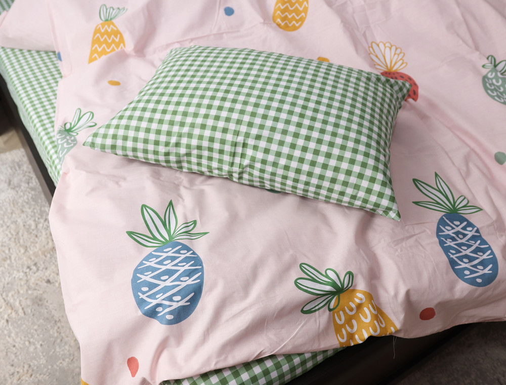 Семейный набор хлопкового постельного белья из Бязи "Gold" №154524AB Черешенка™