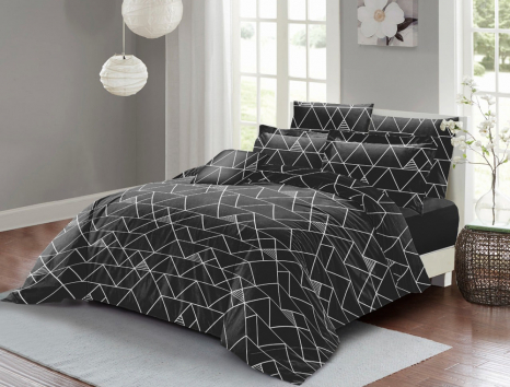 Ткань для постельного белья Бязь "Gold" Lux GL3659grey