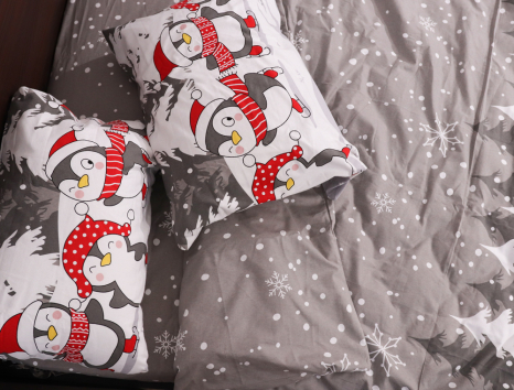 Евро макси набор постельного белья 200*220 из Фланели №954629 Черешенка™