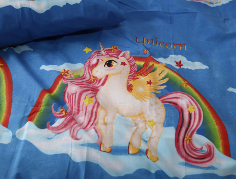 Полуторний набір постільної білизни 150*220 із Бязі "Gold" №164587 Черешенка™