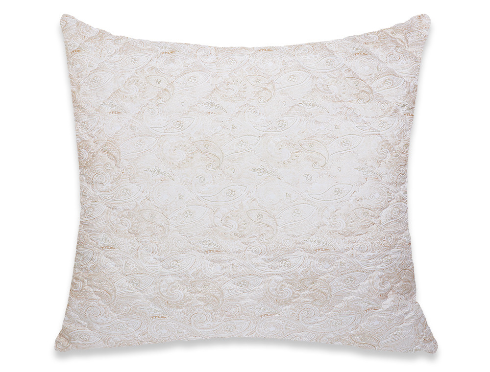 Подушка стьобана на блискавці 70*70 мікрофібра/холлофайбер №7070-14