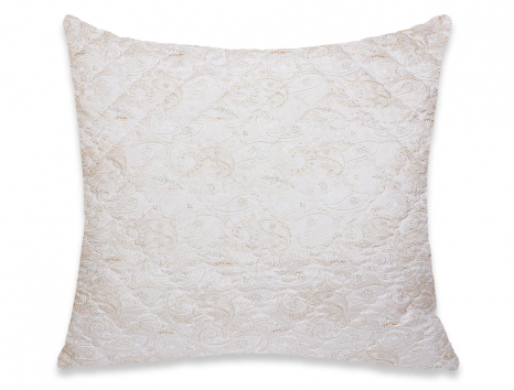 Подушка стьобана на блискавці 70*70 мікрофібра/холлофайбер №7070-14