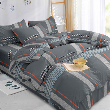 Сімейний набір постільної білизни 240*220 із полікотону №200174 Черешенька™