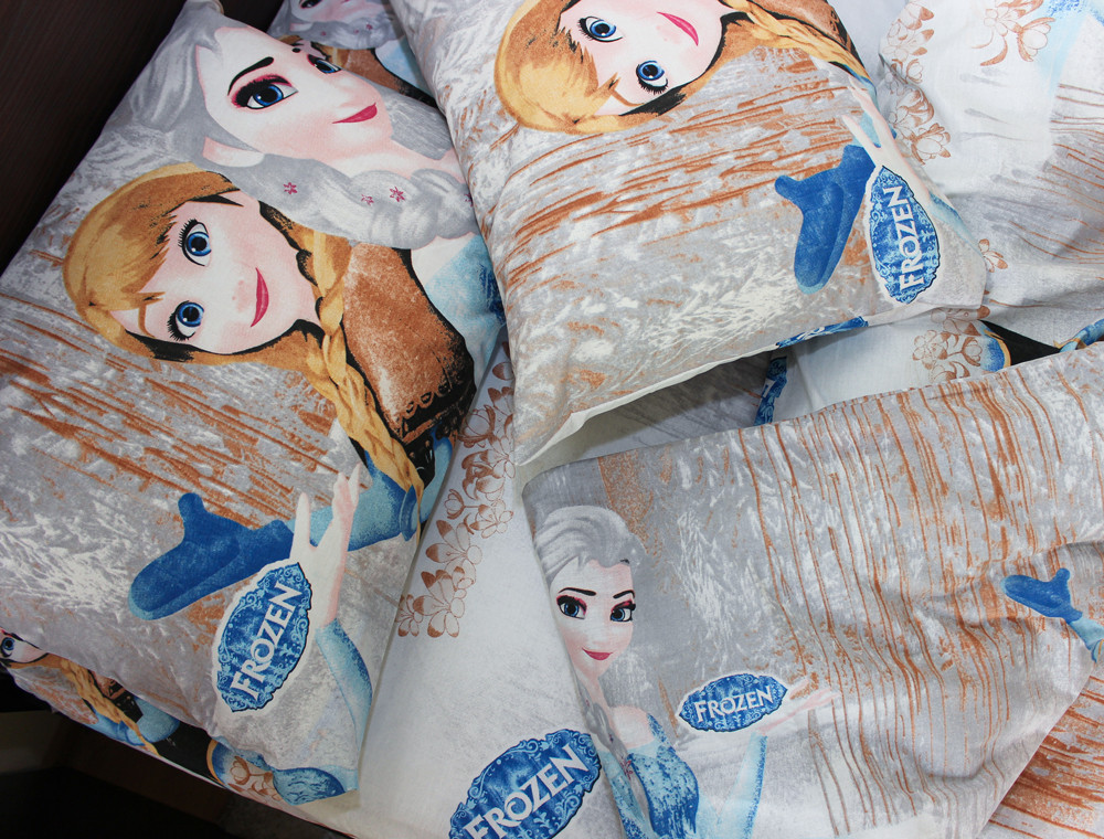 Полуторний набір постільної білизни 150*220 із Бязі "Gold" №164323 Черешенька™