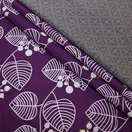 Тканина для постільної білизни Бязь "Gold" Lux "Мрії про свободу" GL1539 (A+B) - (50м+50м)