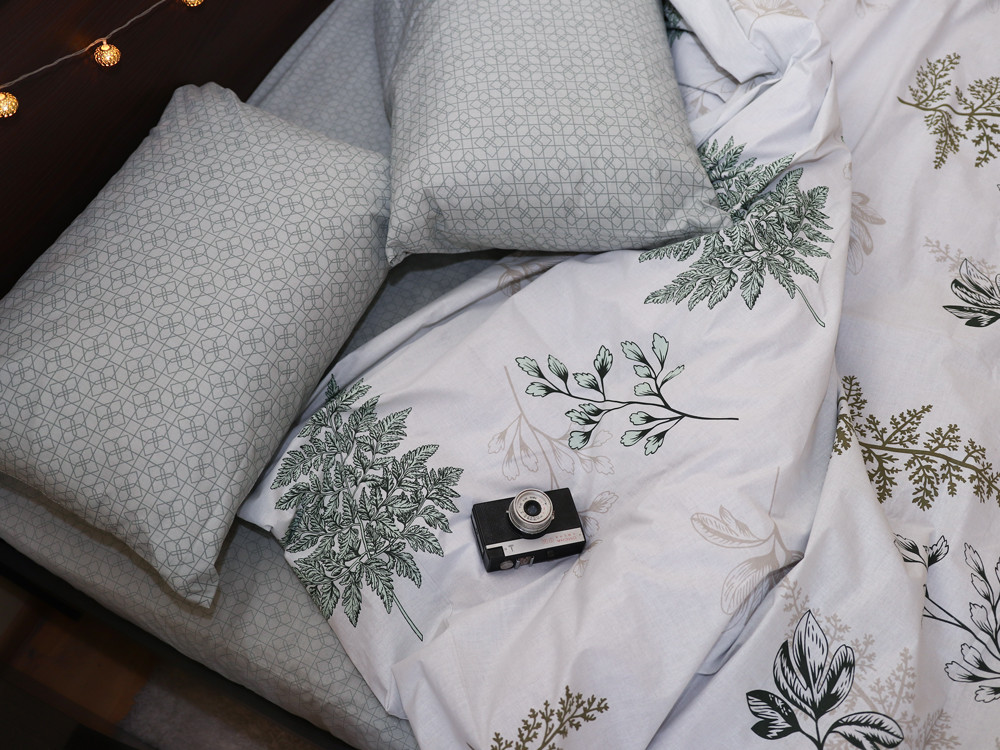 Двоспальний набір постільної білизни 180*220 із Бязі "Gold" №154205AB Черешенка™