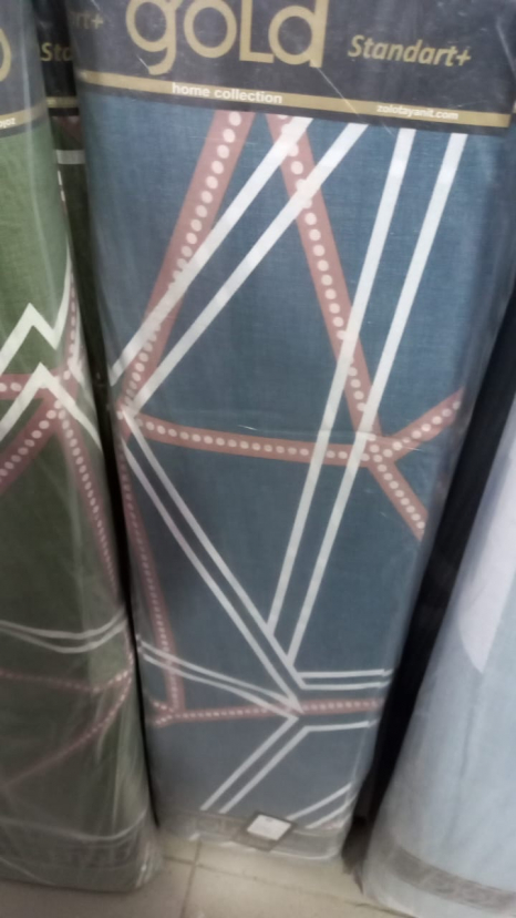 Тканина для постільної білизни Бязь "Gold" Lux GL3528blue