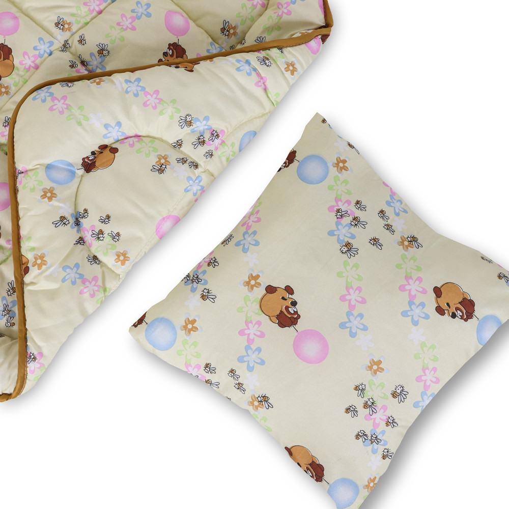 Комплект детское одеяло 105x135 + подушка 50x50 №2126