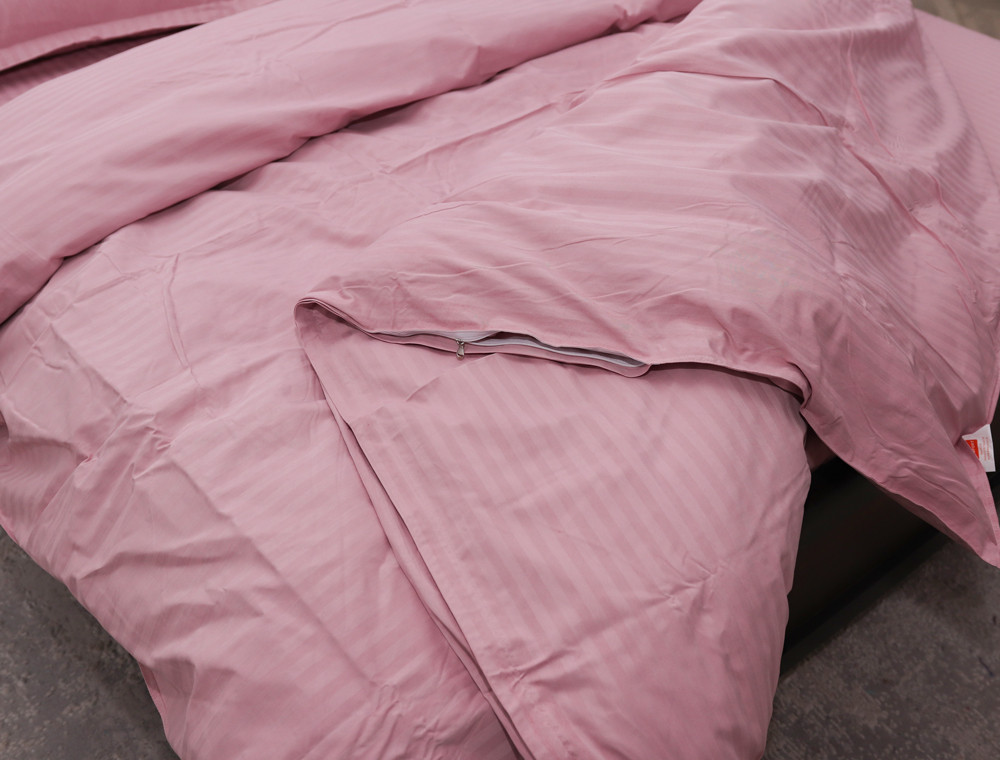 Евро макси набор постельного белья 200*230 из Страйп Сатина D-04