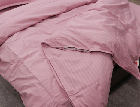 Евро макси набор постельного белья 200*230 из Страйп Сатина D-04