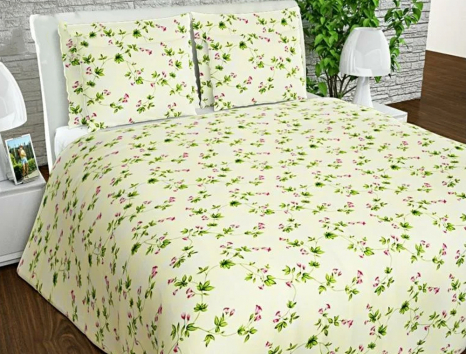 Тканина для постільної білизни Бязь "Gold" Lux "Квітковий принт (дрібний)" GL365