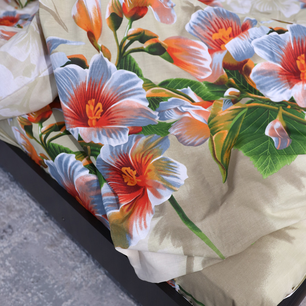 Полуторний набір постільної білизни 150*220 із Бязі "Gold" №156901 Черешенка™