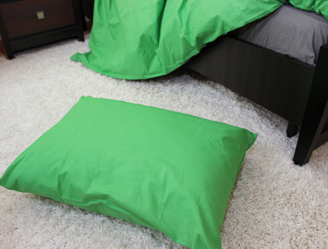 Сімейний набір однотонної постільної білизни із Бязі "Gold" №151713AB Черешенька™