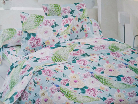 Ткань для постельного белья Бязь "Gold" Lux "Розовые розы" GL4045