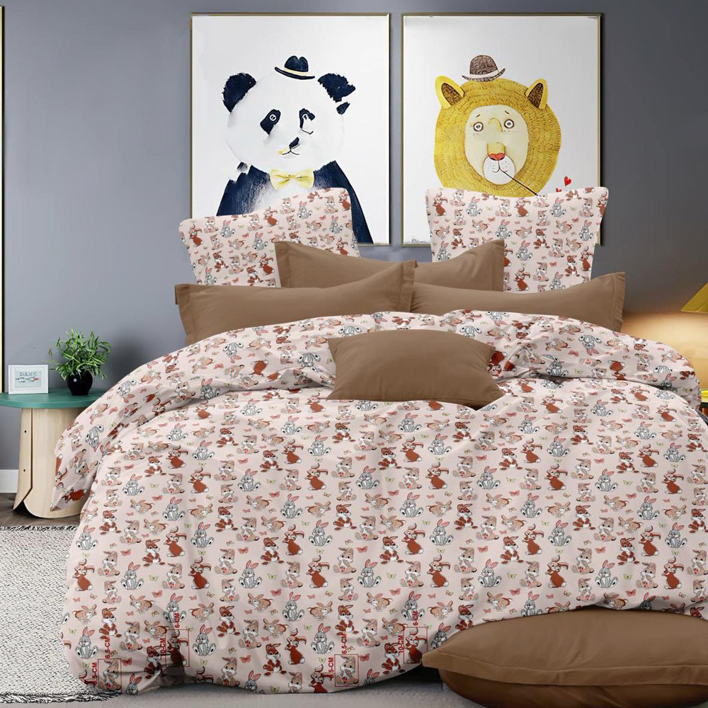 Ткань для постельного белья Бязь "Gold" Lux детская GL16155beige