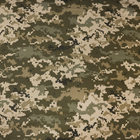 Тканина військова піксель грета 190 г/м2 (50м) №5007