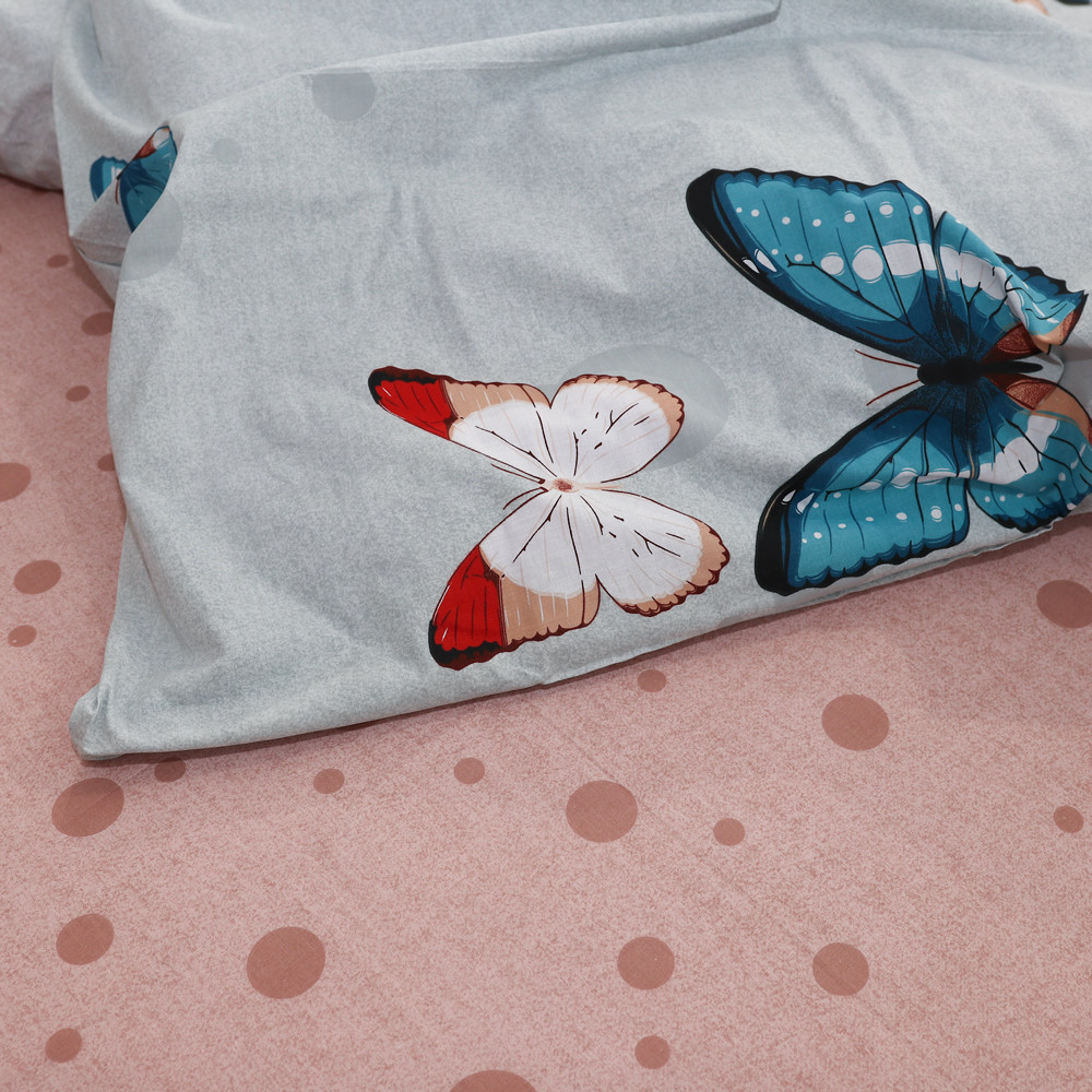 Семейный набор хлопкового постельного белья из Бязи "Gold" №157689AB Черешенка™