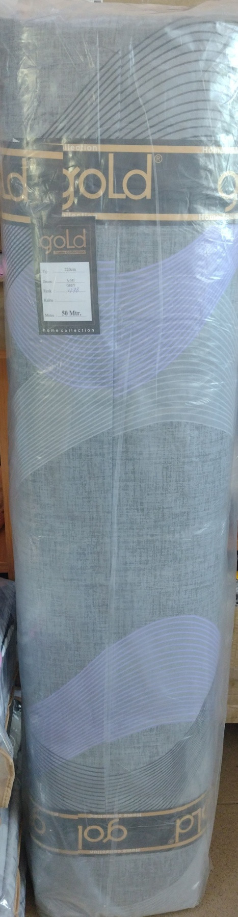 Тканина для постільної білизни Бязь "Gold" Lux GL3540gray