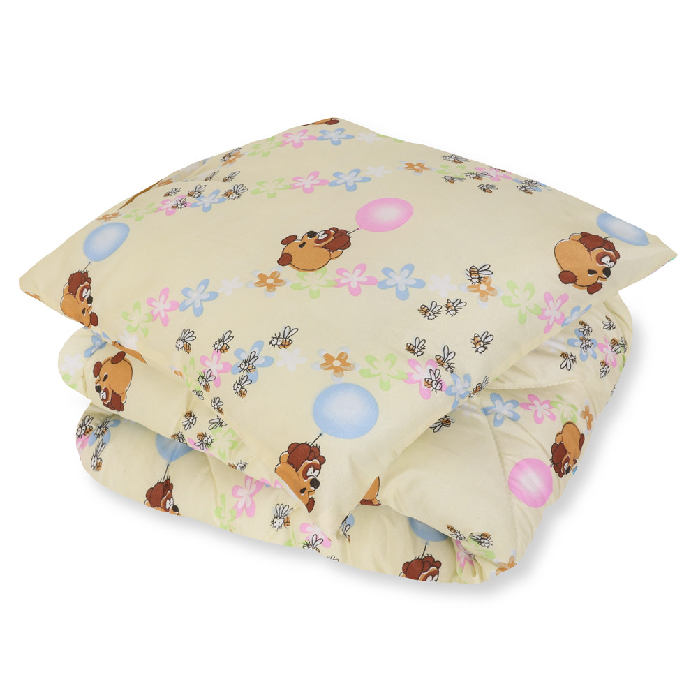 Комплект детское одеяло 105x135 + подушка 50x50 №2126