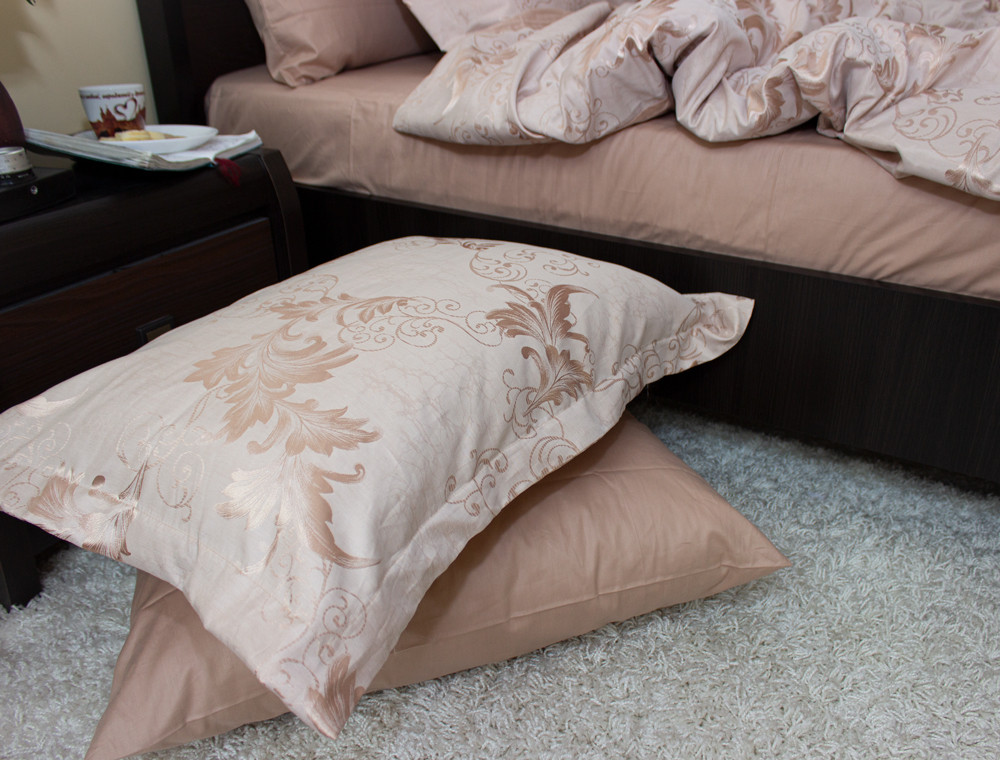 Євро-максі набір постільної білизни 200*220 із Жакарду №021AB KRISPOL™