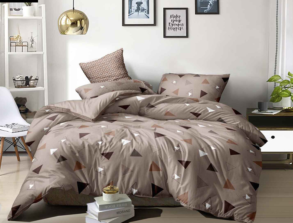 Семейный набор хлопкового постельного белья из Сатина №656АВ Черешенка™