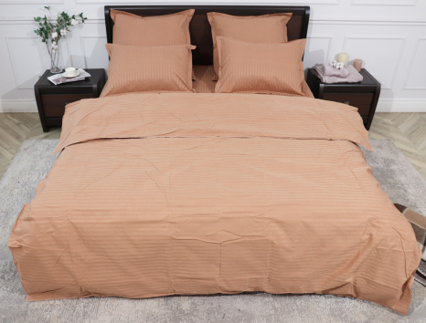 Евро макси набор постельного белья 200*230 из Страйп Сатина D-05