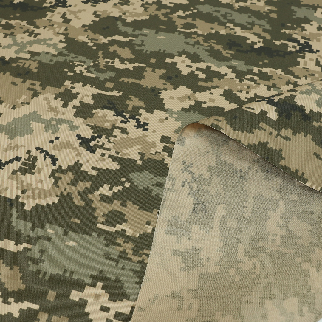 Тканина військова піксель тверда 200 г/м2 (50м) №5009