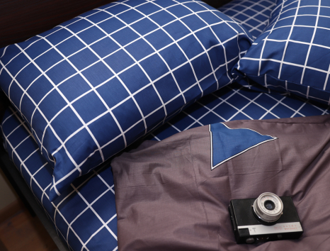 Евро макси набор постельного белья 200*220 из Сатина №433AB Черешенка™