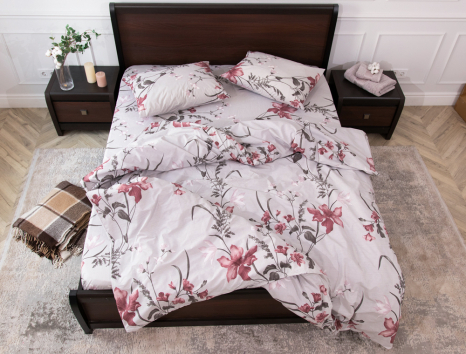 Двуспальный набор постельного белья 180*220 из Бязи "Gold" №154709 Черешенка™