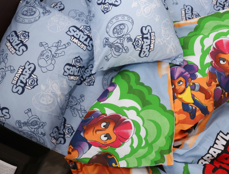 Двоспальний набір постільної білизни 180*220 із Бязі "Gold" №164502AB Черешенка™