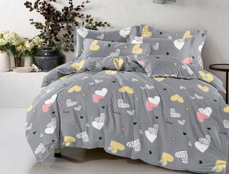 Двоспальний набір постільної білизни 180*220 із Бязі "Gold" №15000 Черешенка™