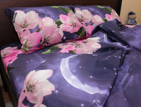 Семейный набор хлопкового постельного белья из Ранфорса №181948 Черешенка™