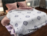 Семейный набор хлопкового постельного белья из Сатина №414656AB Черешенка™