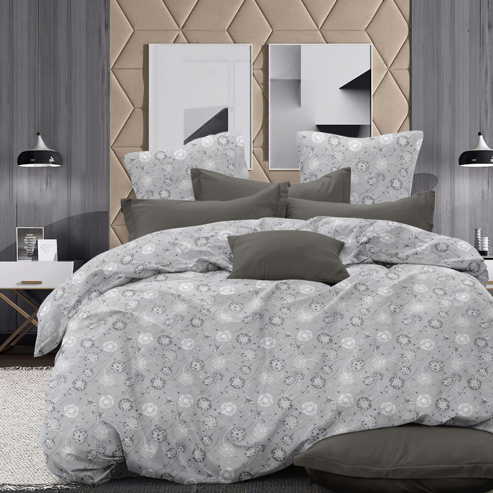 Тканина для постільної білизни Бязь "Gold" Lux GL17860grey