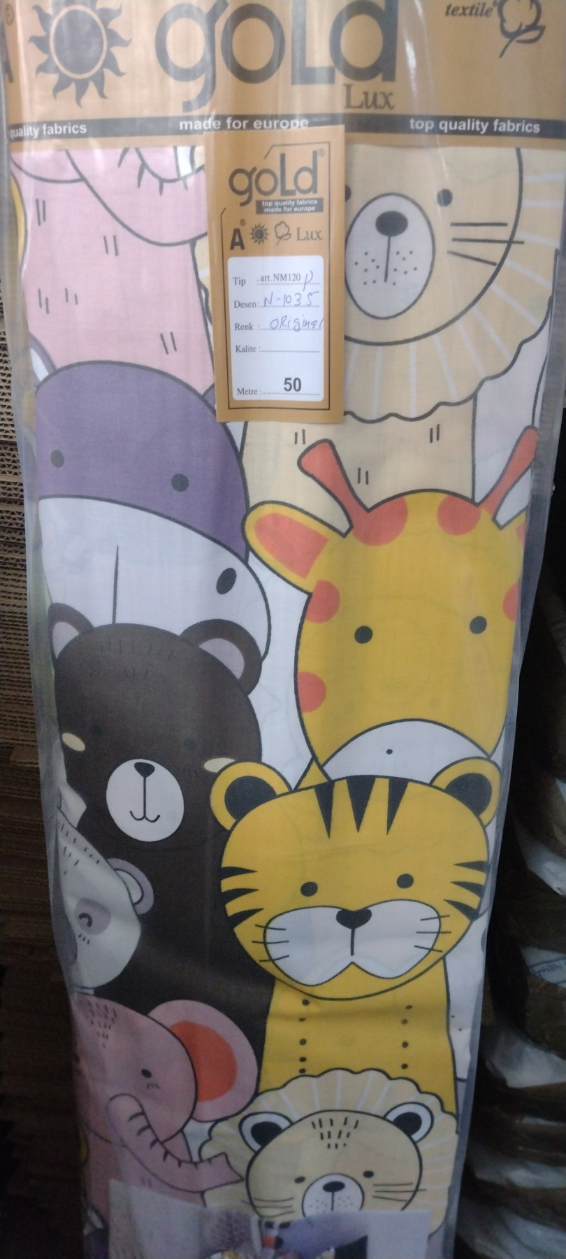 Ткань для постельного белья Бязь "Gold" Lux детская GLB328